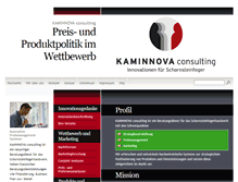 Tablet Screenshot of kaminnova.com